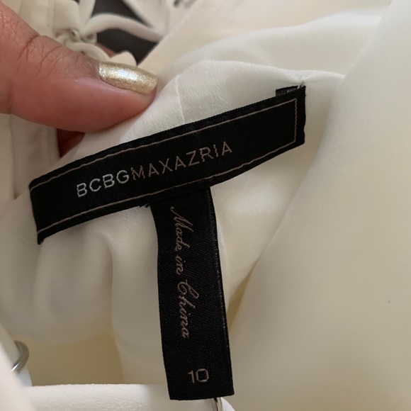 BCBG Maxazria Ely Laceup back halter dress size 10 - Picture 7 of 7